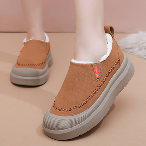 Nuevos <span class=keywords><strong>Zapatos</strong></span> <span class=keywords><strong>Birkenstock</strong></span> 2025 para Mujer de Invierno con Forro Polar Cómodos de Suela Gruesa Antideslizantes Cálidos sin Cordones - Product Image 5