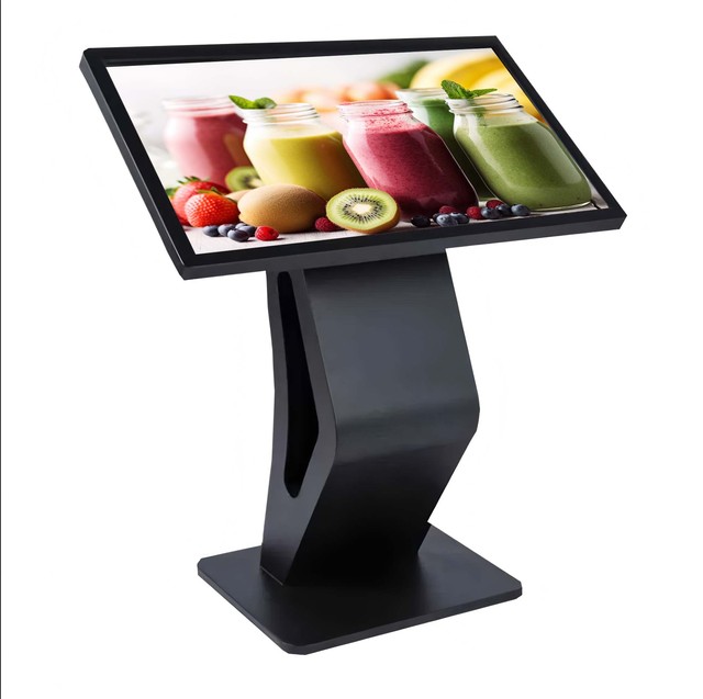 49 Inch Interactive Touchscreen LCD Display Information Kiosk for Retail Store Advertising and Shopping Use
