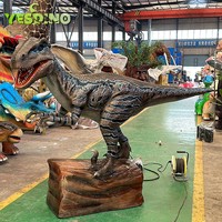 Aire de jeux intérieure pour enfants, dinosaures animatroniques, mousse de silicone, parc d'attractions pour enfants, centre commercial, maison de jeux