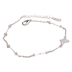 Accessoire de bracelet en argent Wenchi S925, papillon, trois perles, trou traversant, bricolage, bijoux en perles, 19907, taille 7-9, capuchons de perles de 3 mm, vides - Product Image 5