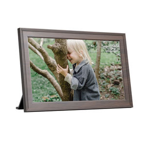 <span class=keywords><strong>Cadre</strong></span> photo numérique personnalisé de 15,6 pouces avec <span class=keywords><strong>grand</strong></span> écran tactile IPS FHD, WiFi, horloge, lecture vidéo, musique, prise en charge de la carte SD et de l'USB - Product Image 4