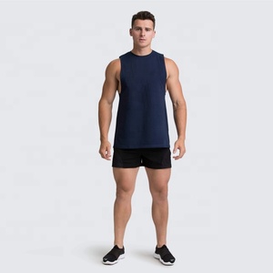 Wholesale Men's Custom Made Tank Top Quick Dry Sleeveless Breathable Training <b>Running</b>/Gym/Workout Tank Vest <b>Singlet</b> - Product Image 6