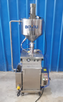 Machine de remplissage verticale pour sauces épaisses, sauce tomate, miel, confiture, chocolat, beurre de cacahuète, crème cosmétique, avec chauffage et mélange