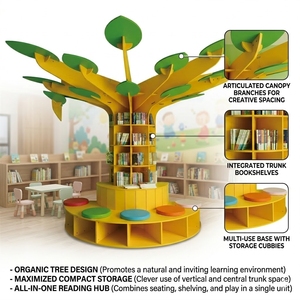 Estantería de Madera para Libros de Jardín de Infancia Montessori, Muebles de Madera para Niños, Equipo para Guardería y Centro de Cuidado Infantil - Product Image 3