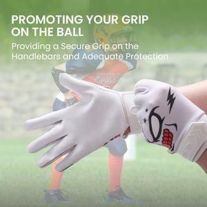 Guantes de Fútbol Americano Profesionales Ligeros con Palma Adhesiva, Guantes de Receptor de Fútbol de Alto Rendimiento para Adultos, Jóvenes y Niños - Product Image 3