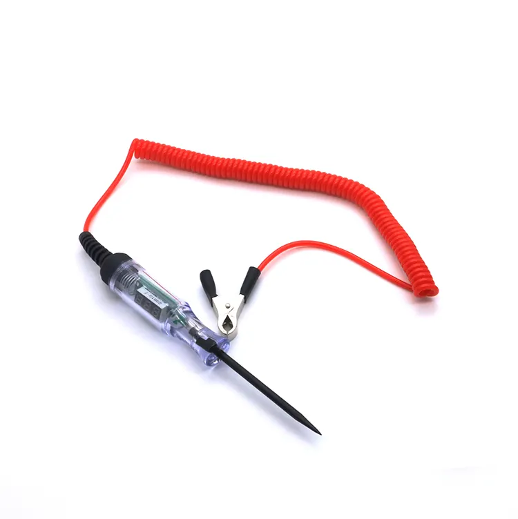 6-24V Digitale Display Rekbare Veerdraad Auto Elektrische Circuit Spanningstester Diagnostische Pen Test Pen Circuit Tester