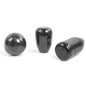 MATCHWAY Promotion Exceptionnelle Pommeau de Levier de Vitesse en Fibre de Carbone Forgée Style JDM Noir pour Voiture de Course, Option Logo Personnalisé, Adaptation Universelle pour Drift - Product Image 4
