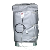 Gaine chauffante en fibre de verre étanche haute température 3KW 220V avec régulateur de température pour fûts d'huile industriels