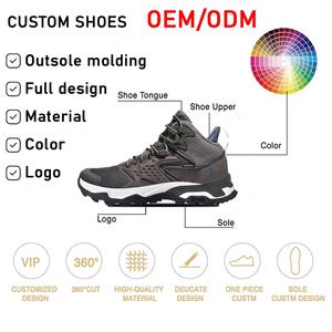 MOQ1000 Fabbrica OEM ODM <span class=keywords><strong>Scarponi</strong></span> <span class=keywords><strong>da</strong></span> Uomo Invernali <span class=keywords><strong>da</strong></span> Montagna, Escursionismo e <span class=keywords><strong>Trekking</strong></span> per Esterni con Suola in Gomma, Zapatos De <span class=keywords><strong>Trekking</strong></span> Bota Alpinismo - Product Image 4