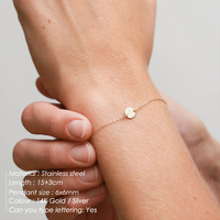 Bracelet Emanco, bijoux de boutique, bracelet avec pendentif, bracelet minimaliste de haute qualité, bracelet sculpté, cadeau de couple DIY
