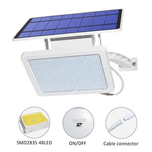 48 leds Lumière Solaire Super Lumineux Réglable Angle D'éclairage Extérieure Lampe de Jardin Solaire Étanche Éclairage Pour Mur Yard Rue - Product Image 4