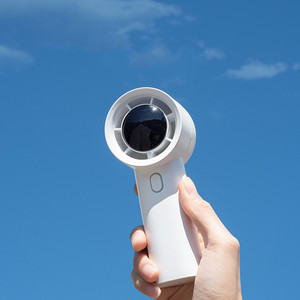 2024 New High Speed Handheld Fan Outdoor Portable LED Digital Display USB Rechargeable Desktop Mini Fan for Student Gifts