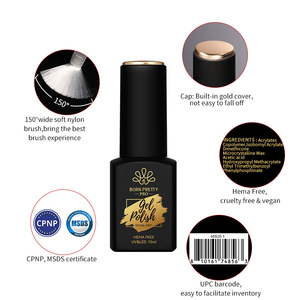 BORN PRETTY PRO Hema Free Base Gel Top Coat Polish Super Top Coat <span class=keywords><strong>Refuerzo</strong></span> Saok Off Uv Gel Nail Art Barniz - Product Image 5