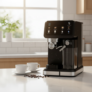 <span class=keywords><strong>Cafetera</strong></span> Espresso Eléctrica Automática Multifuncional de 1350W con Programa de Autolimpieza, <span class=keywords><strong>Precio</strong></span> Directo de Fábrica - Product Image 1