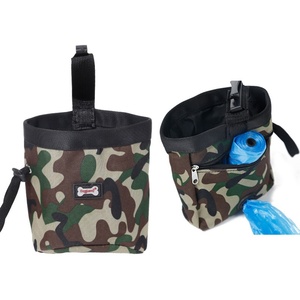 Fashionable Cloth Pet <b>Poop</b> <b>Bag</b> <b>Dispenser</b> and Food Treat Pouch for Dogs - Product Image 1