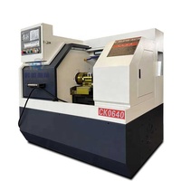 Torno CNC de Cama Plana de Alta Precisión CK0640 para Trabajo Ligero con Control GSK 220V