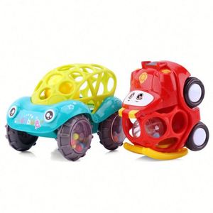 Nouvelle Conception Voiture à Roulettes Sonore pour Bébés de 24 Mois, Jouet de 5 Pouces pour Garçons et Filles, Couleurs Assorties, Jouet de Jeu O Ball, Cadeau pour Tout-Petits - Product Image 2