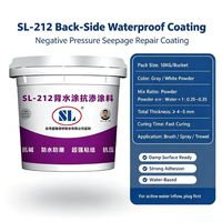 SL-212 Revêtement imperméable anti-infiltration et anti-humidité pour la réparation des surfaces de refoulement, idéal pour les fuites des murs et plafonds de sous-sols