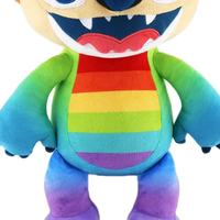 Peluche longue en coton PP brodée colorée Stitch Interstellar, coussin de réconfort pour bébés et enfants, Pâques, poupée pour machine à griffes