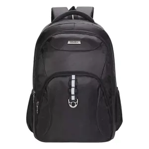 New design style Multi-functional 17 Inch usb college black back pack travel Laptop backpack Bags for men