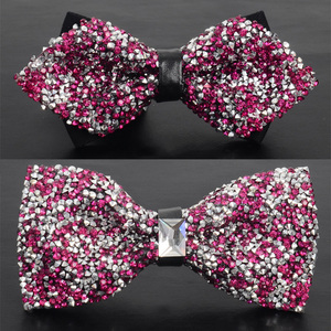 Nœud <span class=keywords><strong>papillon</strong></span> diamant pour hommes, de luxe, pavé de strass, en cristal, Chaton, Super Cool, diamant, mariage, 2019 - Product Image 6
