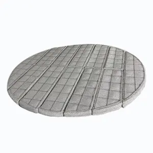 Factory Direct Sales Stainless Steel Wire Braided 316 304 Wire Mesh Demister Pad Mesh Mist Eliminator