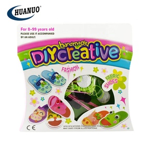 Kids Educational Toy Creative Art Craft Kit DIY Handmade <strong>Felt</strong> <strong>slippers</strong> Diy Kit - Product Image 6
