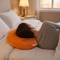 Oreiller ergonomique OEM pour dormeurs latéraux, soulagement de la pression sur les oreilles, avec trou pour les oreilles, soutien confortable du cou, lavable