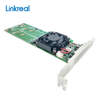 PCIe adaptor saklar ekspansi M.2 NVMe, 3.0 X8 ke 4-port