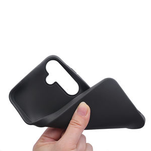 Funda de teléfono delgada de TPU negra mate completa para <span class=keywords><strong>Samsung</strong></span> <span class=keywords><strong>Galaxy</strong></span> A05 A05S A15 A35 A55 <span class=keywords><strong>5G</strong></span> S22 <span class=keywords><strong>23</strong></span> 24 25 - Product Image 5