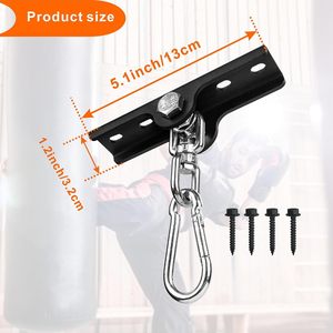 Supporto per <span class=keywords><strong>Sacco</strong></span> da <span class=keywords><strong>Boxe</strong></span> Pesante da Soffitto per Palestra Domestica, in Metallo Nero, per Allenamento - Product Image 3