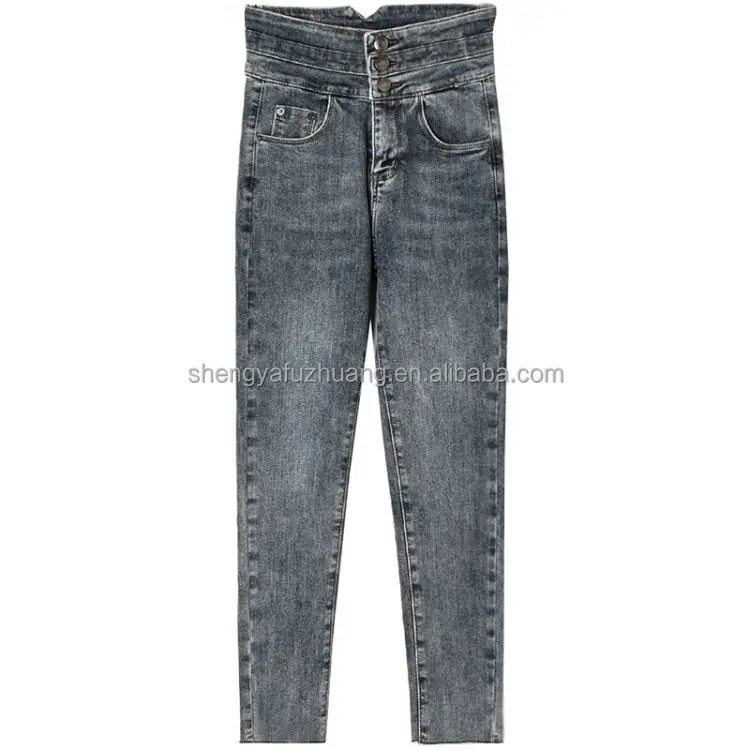 factory wholesale women's jeans hot sale ladies jeans pants factory wholesale stretch lady long jean pants
