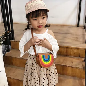 Borse a <span class=keywords><strong>tracolla</strong></span> per bambini carini con cartoni animati arcobaleno per bambine Mini borsette a gettoni adorabili accessori borsa a <span class=keywords><strong>tracolla</strong></span> per bambini - Product Image 6