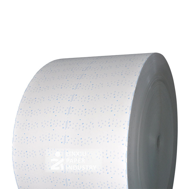 170-210gsm High Bulk Food Grade Eco-Friendly Custom Rolling Papers Single Side PE Coated Jumbo Paper Roll for Disposable Tea