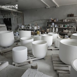 Jardinera Larga Texturizada de Terrazo GFRC, Resistente y Duradera, con Ranuras, Ideal <span class=keywords><strong>para</strong></span> Campos de Golf, Áreas de Recreo y Decoración de Paisajes - Product Image 6