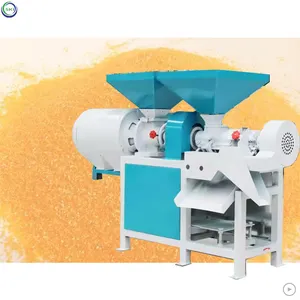 Macchina combinata per la produzione di graniglia di mais con motore Diesel e motore