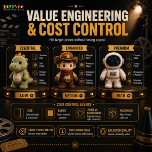 Juguetes de Peluche Personalizados de Películas Más Vendidos para Promociones de Lanzamiento de Contenido en Streaming, Materiales Ecológicos, Marca Privada, Venta al Por Mayor con MOQ Bajo - Product Image 5