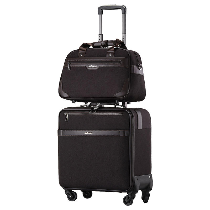 Oxford cloth brown suit