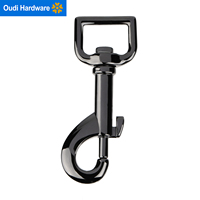 H2075D Fermoir à crochet pivotant personnalisé en métal pour laisse de chien en différentes couleurs pour pièces et accessoires de sac