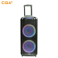 Guangzhou CQA sistema de altavoces estéreo fiesta Bluetooth altavoz de carga inalámbrica portátil carro altavoz con micrófono