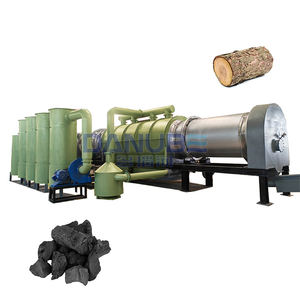 Four de carbonisation continue, machine à biochar, charbon de bois, grande capacité, four de carbonisation rotatif continu - Product Image 1