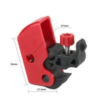 ELECPOPULAR Expédition Rapide Verrouillage Universel Réglable pour Disjoncteur Miniature Serrure à Mortaise en Nylon Fibre de Verre Certifié ISO/CE