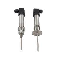 Pemancar Sensor suhu PT100, transduser IP65 diberi peringkat Alarm suhu tinggi tampilan LED dapat disesuaikan instrumen temperatur