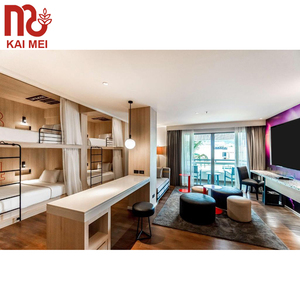 Conjunto de muebles modernos para habitación de hotel, 6 piezas, nuevo <span class=keywords><strong>hostal</strong></span>, litera para 6 personas, escuela, muebles de hotel - Product Image 3