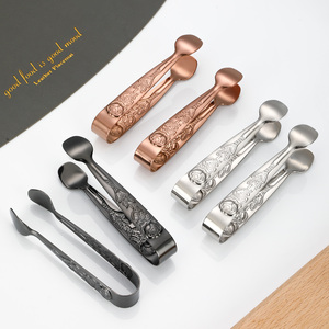 Stainless Steel <strong>Mini</strong> <strong>Serving</strong> <strong>Tongs</strong> Rose Sugar Spoon Sugar Ice <strong>Tongs</strong> Sugar Cubes <strong>Tongs</strong> - Product Image 1