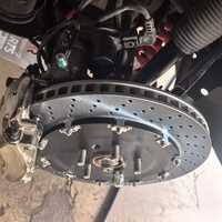 Kit d'étriers de frein Brembo GT350 avant 6 pistons 19Z arrière 4 pistons pour XPeng P7 355/345 avec rotors percés et compatible EPB hydraulique