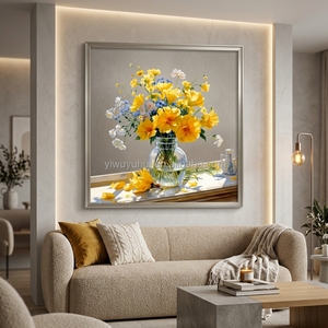 Kit Creativo OEM per Dipingere con 24 Colori Acrilici, Natura Morta con Numeri per Adulti, Decorazione Murale per Casa - Product Image 3