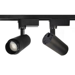 Lampu Track LED yang Dapat Disesuaikan dan Diredupkan 2/3 Fase Fokus Lampu Track LED yang Dapat Disesuaikan - Product Image 1