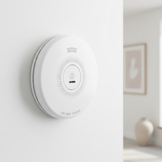 SD-439A Standalone Smoke Detector: AND  3V 10-Year Built-in Lithium Battery