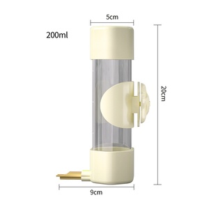 Оптовая продажа, кормушка для птиц, прозрачная акриловая кормушка для попугая, пластиковая подвесная кормушка для птиц - Product Image 6